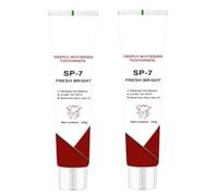 2PCS Dentifrice Blanchissant Probiotique Sp-7, 100g Dentifrice Probiotique Menthe, Blanchissant Et Anti-taches, Contient De L'extrait Naturel De Menthe, Rafraîchit L' Et Empêche
