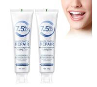 2pcs Dentifrice en mousse pour dents sensibles, Dentifrice en mousse, Whitening Toothpaste,Haleine Fraîche,Soin Dentaire Complet,pour éliminer Les Taches de Blanchiment Des Dents