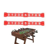 2pcs Desktop Shuffleboard Score Keeper | Football Score Counter | 10 Numbers Scoring Scores Counter Indicator for Standard Foosbal Tables