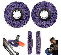 2PCS Diamond Multi-Function Grinding Disc, Paint Rust Removal Wheel (Purple, 4.5in)