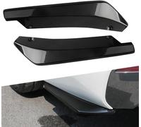 2Pcs Diffuseur de Spoiler de Pare-Chocs Arrière pour Ford Spectron SportKa StreetKa Taurus, rotection Anti-Rayures Aileron Voiture,A-Bright Black