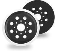 2PCS Disque Ponceuse 125mm de Rechange pour Bosch GEX 125-1 AE, 5 Pouces 8 Trous Tampon de Support en Sable dur Compatible avec PEX 220 A et AE Ponceuse Orbitale Aléatoire