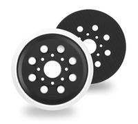 2PCS Disque Ponceuse 125mm de Rechange pour Bosch GEX 125-1 AE, 5 Pouces 8 Trous Tampon de Support en Sable dur Compatible avec PEX 220 A et AE Ponceuse Orbitale Aléatoire