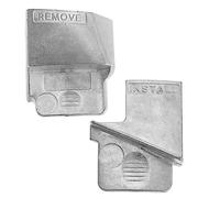 2pcs Dissolvant de Courroie Extensible Outils d'installation Ensemble Kit de Compagnon Courroie Extensible en Métal Outil d'aide à l'installation/Retrait de la Courroie d'entraînement Nervurée