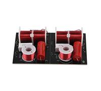 2Pcs diviseur de fréquence de Haut-Parleur 2 Voies 2 unités Filtre sonore Hi-FI Carte de Module Audio Super durabilité aigus et Graves Double Division de fréquence pour Le soudage