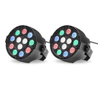 2pcs DMX PAR Lumière Éclairage Scène Disco RGBW Spotlight Smart DMX Programmable