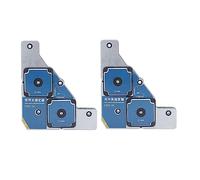 2PCS Double interrupteur Port de soudage 50 kg Strong Magnétisme Selon de soudage à 90 degrés pour plaque en fer en acier Galvanisé Coquille de feuille de fer Ferrite Matière