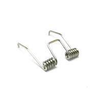 2pcs double torsion printemps électrique tondeuse à cheveux de remplacement printemps en acier inoxydable micro printemps (Size : 10pcs)