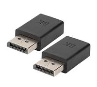 2Pcs DP Mâle vers MINI DP Femelle Adaptateur, Haute Résolution 8K 2 Modes Petit Portable Léger Displayport Câble Convertisseur, DP 1.4 Mâle vers MINI DP 1.4 Femelle Adaptateur pour Ordinateur Portable