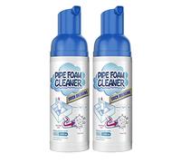 2Pcs Drain Foam Cleaner - Pipe Dredge Deodorant Foam Cleaner, Liquid Hair Drain Clog Remover & Cleaner,Quick Foaming Toilet Cleaner