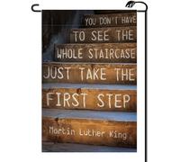 2Pcs Drapeaux De Jardin Citations Inspirantes De Martin Luther