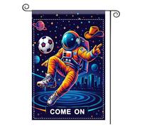 2Pcs Drapeaux De Jardin Coupe Du Monde De L'Espace | 30X45Cm Drapeau De Jardin Durable Décoratif Bannière Pour Vacances Porte