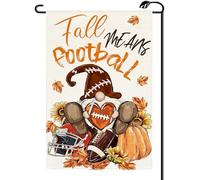 2Pcs Drapeaux De Jardin L'Automne, C'Est Le Football, Les | 30X45Cm Drapeau De Cour Décoratif Durable Drapeaux Pour Ferme Fêtes
