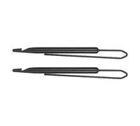 2pcs Dreadlock Crochet Hook Double Ended Weaving Tool Styling Comb Comfortable Handle for DIY Hairstyles Easy Use Design