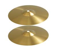 2pcs Drum Set Cymbals Jazz Drum Cymbal Brass Crash Cymbal Music Instrument Cymbals