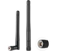 2PCS Dual Band WiFi Antenna 2.4GHz 5GHz 5.8GHz Antenna 3dBi MIMO SMA Male Antenna for WiFi Router Wireless LAN Card PCIe Card Router Video Surveillance Monitor