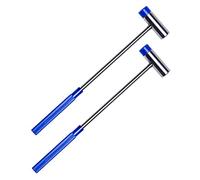 2pcs Dual Head Petit Bijoux En Plastique En Plastique De Marteau Bijoux De Maillet Tuning Marteau Multi-head Hammer Marteau Mini-miniatures Marteau Pour Manger Noyer Et Bijoutier (bleu)