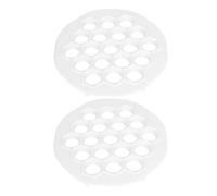 2pcs Dumpling Mold Dumpling Maker Moule Cuisine Pelmeni Moules Cuisine Gadget Réutilisable Pelmeni Maker Multi-hole Dumpling Makers Multi-holes Dumpling Maker Ravioli Food Blanc PP/978
