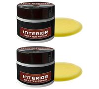 2PCS Efface Rayure Plastique, Renovateur Plastique Voiture Interieur, Kit De Réparation De Tableau De Bord, Restaurateur des Pièces du Véhicule pour L'intérieur De La Voiture