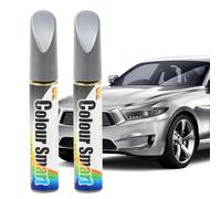 2Pcs Efface Rayure Voiture,Stylo Efface Rayure Voiture,Stylo Rayure Voitures,Peinture Voiture Carrosserie,Stylos Reparation Rayure Voitures,Peinture Jante,Convient aux Voiture,Motos,Vélos,etc(Argent)