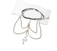 2pcs élastique en forme de serpent chaîne de jambe sexy à motif de serpent accessoire de chaîne de cuisse de boîte de nuit accessoire sexy de fête d'été des femmes