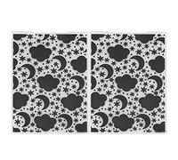 2Pcs Embossing Template Set for Baking | Trusted Plastic Form for Biscuits/Moon Cakes/Bread | DIY Cake Decoration Tool with Multiple Patterns