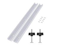 2pcs Emplacement de Montage de Gabarit de Piste T Track d'Onglet & 2 pcs Métal Rapide Agissant Tenons Ensemble de Pince
