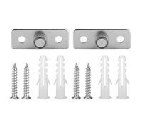 2Pcs en Acier Inoxydable Porte de Grange Rouleau Guide de Plancher Porte Coulissante Matériel Accessoires