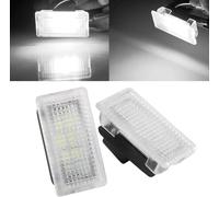2pcs Ensemble De Lumières Led Blanc Ultra Lumineux Éclairage Puissant Pour Intérieur De Voiture, Portes Et Coffre Pour Tesla Modèle 3 S X