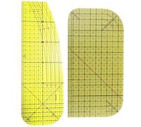 2pcs/Ensemble Repassage Mesure Règle Patchwork Outils De Couture Pour La Fabrication De Vêtements Bricolage Fournitures De Couture