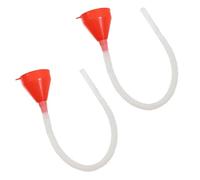 2PCS Entonnoir de l'entonnoir de transfert de carburant avec un tuyau à long usage multiples