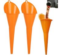 2PCS Entonnoir de remplissage,entonnoir à carburant, Entonnoir de remplissage ravitaillement de moto, Universel Automobile véhicule Entonnoir Long Bec verseur Extension de Voiture Entonnoir,28CM