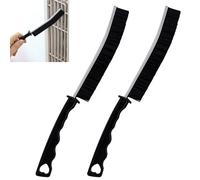 2Pcs épaissi Brosse Nettoyage Salle de Bain,Brosse de Nettoyage des Interstices,Brosse Joint,Brosse Menage,Brosse a Joint Carrelage,Brosse Nettoyante Salle de Bain,Noir (Édition Améliorée)