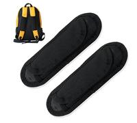 2pcs Épaulettes De Remplacement, Épaulières De Sac à Dos, Coussinet De Sangle Pour Ordinateur Portable, Pour De Voyage, Ordinateur Portable, Bandoulière,Appareil Photo, Sac Pour Guitare(Noir).