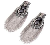 2pcs épaulettes épaule Gland Punk Fashion Board pour Homme Femme ()