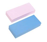 2Pcs Éponges à Peinture, Rectangle Éponge Absorbante Éponge Magique Gomme Synthétique, Éponges Multifonctionnelle pour Peinture, Artisanat, Poterie, Céramique, Aquarelle - Rose et Bleu
