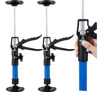 2pcs Etai de Soutien Télescopiques de 30 à 59cm, Capacité de 40 kg,Tige de Support Réglable en Alliage pour Troisième Main, Support Télescopique Antidérapant pour Plafond Montage Plaques de Plâtre