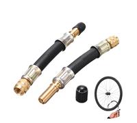 2PCS Extension Valve Pneu en Caoutchouc, 100MM Rallonge Valve Pneu Flexible Pneu Flexible Tuyau Valve en Caoutchouc Prolateur De Vae ure Adaptateurs D'extension de Tige pour Voiture Universelle Truck
