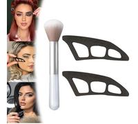 2PCS Eyetour Outil de fard à paupières, Eyetour Your Glams Be stie, Outil de Fard à Paupières Eye Tour, Outil Pour Ombres à Paupières Eyetour, Pochoirs pour Eye Liner, Guide de Fard à Paupières