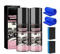 2Pcs Favourcy Car Interior Protectant Spray,Polishing Cleaner Car Interior,Car Interior Cleaner & Polish,All Purpose Interior Detailer Spray for Leather,Plastic and Rubber Surfaces