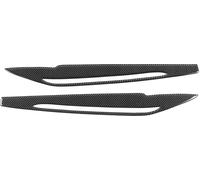 2pcs fibre de carbone phares sourcils paupières décoration de garniture pour x5 x6 f15 f16 2014-2018