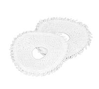 2PCS Fibre Mop Tissu Remplacement Pièce de balayage Dragage Robot intégré 5.5 pouces
