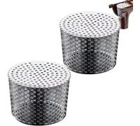 2Pcs Filtre De Gouttière D'acier Inoxydable D'écran Anti-blocage De Garde | Protection Anti-blocage Pour Pluviale Avec Écran En Acier Inoxydable. Arrête Les Feuilles Et Les Débris