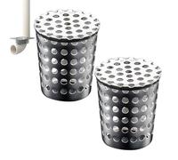 2Pcs Filtre De Gouttière D'acier Inoxydable D'écran Anti-blocage De Garde | Protection Anti-blocage Pour Pluviale Avec Écran En Acier Inoxydable. Arrête Les Feuilles Et Les Débris