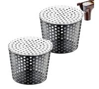 2Pcs Filtre De Gouttière D'acier Inoxydable D'écran Anti-blocage De Garde | Protection Anti-blocage Pour Pluviale Avec Écran En Acier Inoxydable. Arrête Les Feuilles Et Les Débris