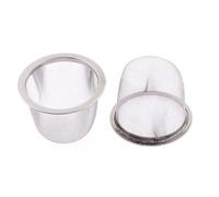 2Pcs Filtre Théière Maille Thé Infuseur Filtre Tisane Crépine Filet Thé Panier Passoire épice en inox 60mm Diamètre