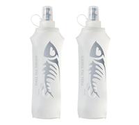 2pcs Flasque Running 250ml - Gourde Souple Pliable Sans BPA pour Sport - Bouteille d'Eau avec Poche Hydratation Réservoir d'Eau