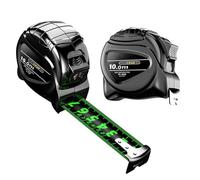 2pcs Fluorescent Ruban À Mesurer 10m 25 Mm - Mètres À Ruban Rétractable Lumineu Auto-verrouillage - Tape Measure En Acier Inoxydable, Measuring Tape Pour Industrie Et Maison