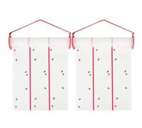 2pcs Fly Paper Brounds, 10x2 Double Face au doublement résistant aux intempéries Non Toxiques Papier à Mouche pour extérieur, Salle de Fleurs, Balcon, Arbre, Serre, |.Piège extérieur