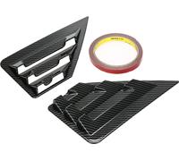 2PCS for Toyota C-HR CHR 2016 2017 2018 2019 ABS Rear Window Louvers Shutters Cover Trim Accessories Carbon Fiber
